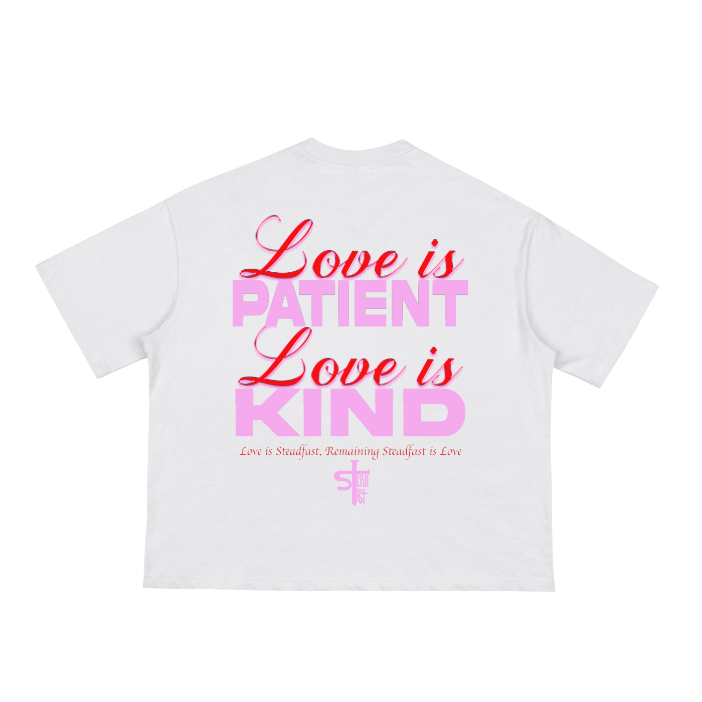 Constant Love Box Tee | Faithful Heart Tee | Enduring Love Box Tee | Unwavering Devotion Tee | Timeless Love Tee | Everlasting Heart Box Tee | Steady Affection Tee