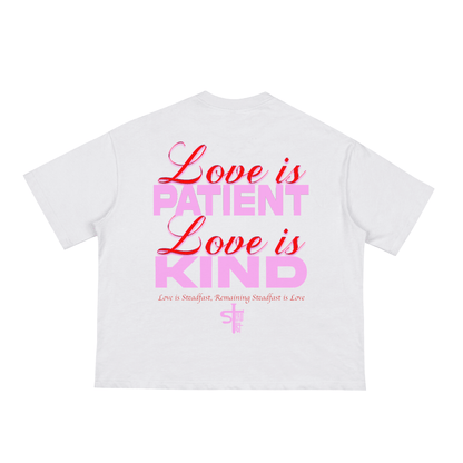 Constant Love Box Tee | Faithful Heart Tee | Enduring Love Box Tee | Unwavering Devotion Tee | Timeless Love Tee | Everlasting Heart Box Tee | Steady Affection Tee